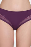 Zivame Primrose Low Rise Full Coverage Hipster Panty - Dark Purple — thumbnail 6